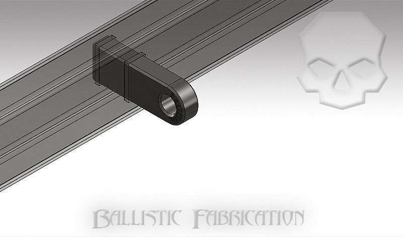 Load image into Gallery viewer, Through Bumper Clevis Mount - Ballistic Fabrication
